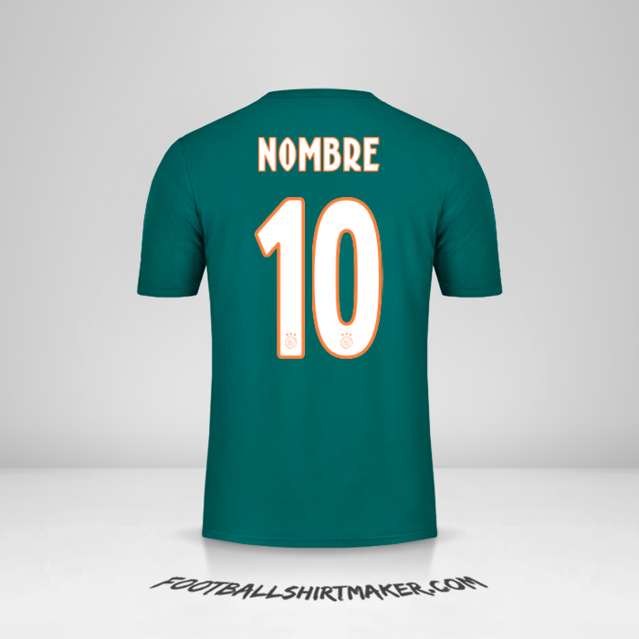Jersey AFC Ajax 2019/20 Visita -  nombre - 10
