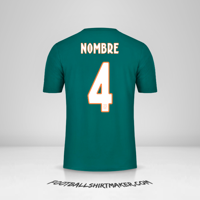 Camiseta AFC Ajax 2019/20 Visita -  nombre - 4