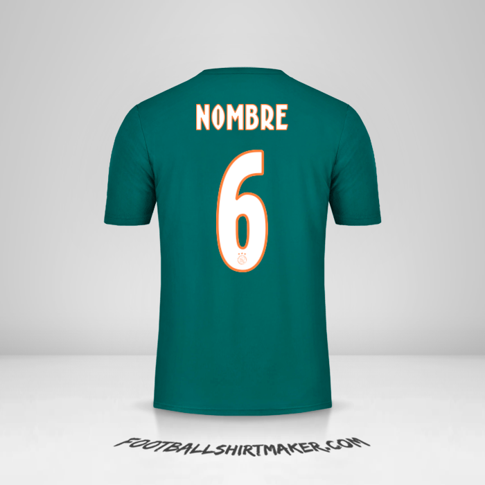 Jersey AFC Ajax 2019/20 Visita -  nombre - 6