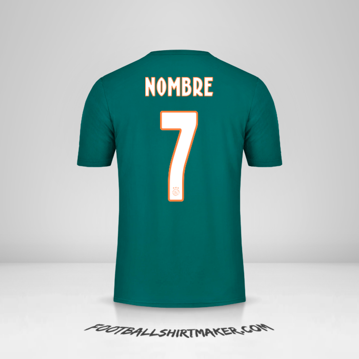 Jersey AFC Ajax 2019/20 Visita -  nombre - 7