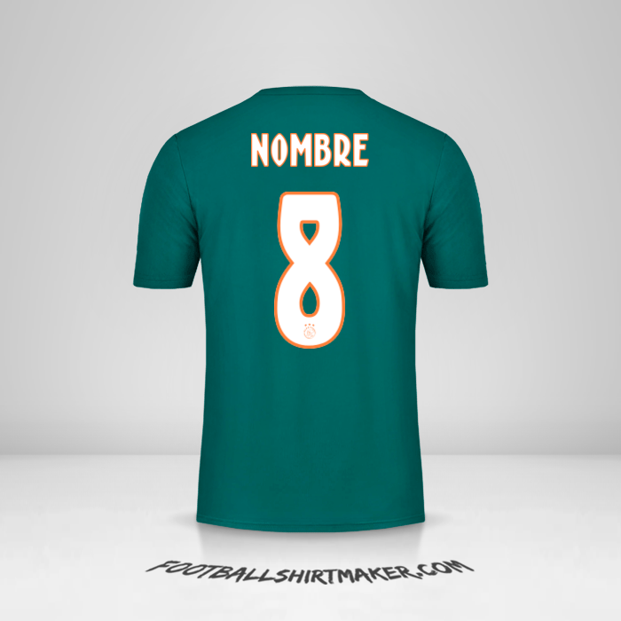 Jersey AFC Ajax 2019/20 Visita -  nombre - 8