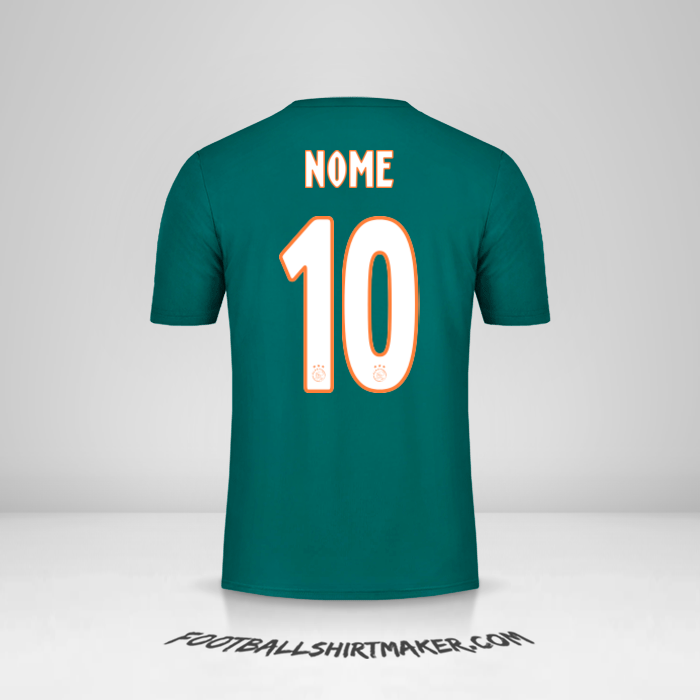 Maglia AFC Ajax 2019/20 Seconda -  nome - 10