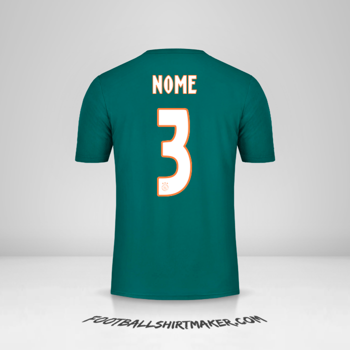 Camisa AFC Ajax 2019/20 Alternativa -  nome - 3