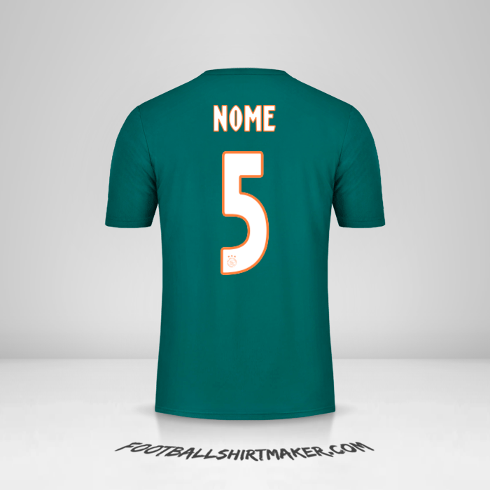 Camisola AFC Ajax 2019/20 Alternativa -  nome - 5
