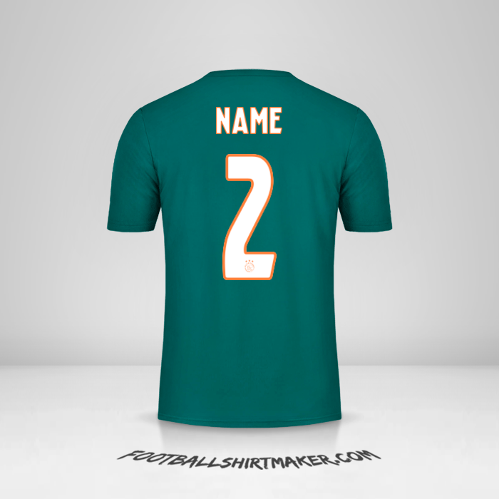 Trikot AFC Ajax 2019/20 Auswärts -  name - 2