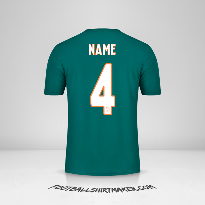 Jersey AFC Ajax 2019/20 Away -  name - 4