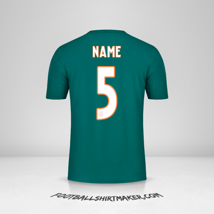 Shirt AFC Ajax 2019/20 Away -  name - 5