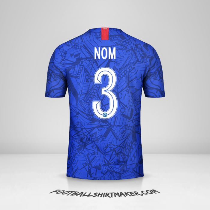 Maillot Chelsea Cup 2019/20 -  nom - 3