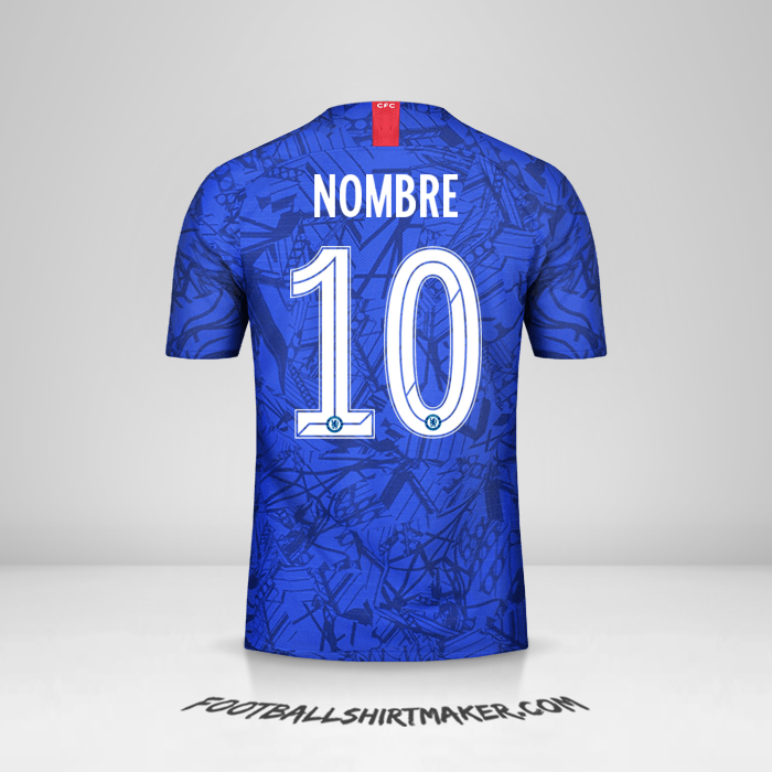 Jersey Chelsea Cup 2019/20 -  nombre - 10