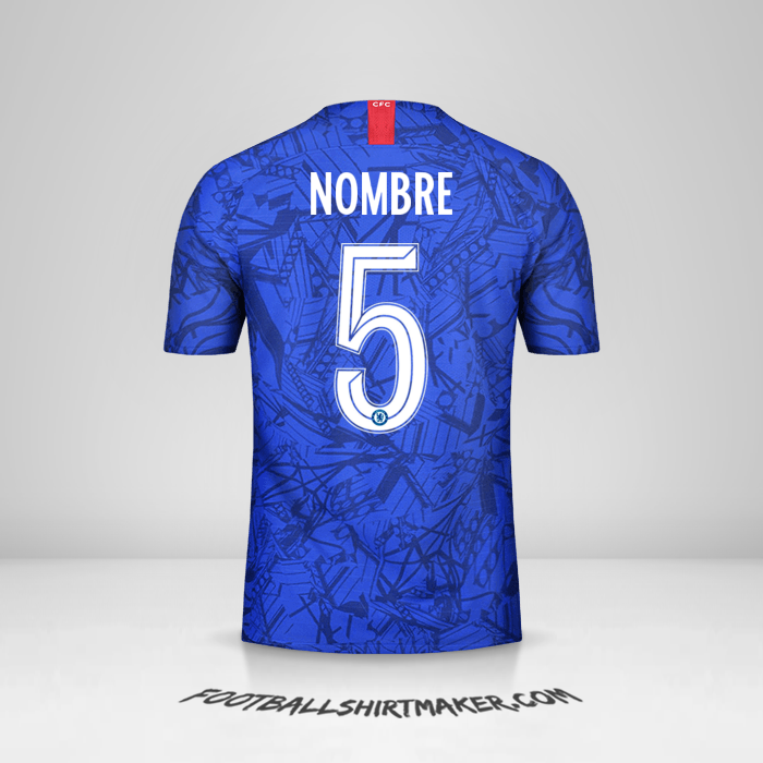 Camiseta Chelsea Cup 2019/20 -  nombre - 5