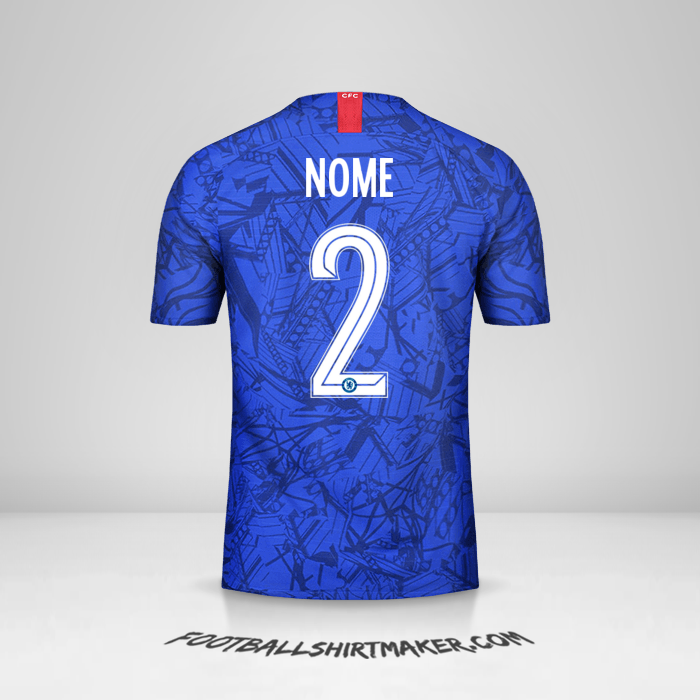 Camisa Chelsea Cup 2019/20 -  nome - 2