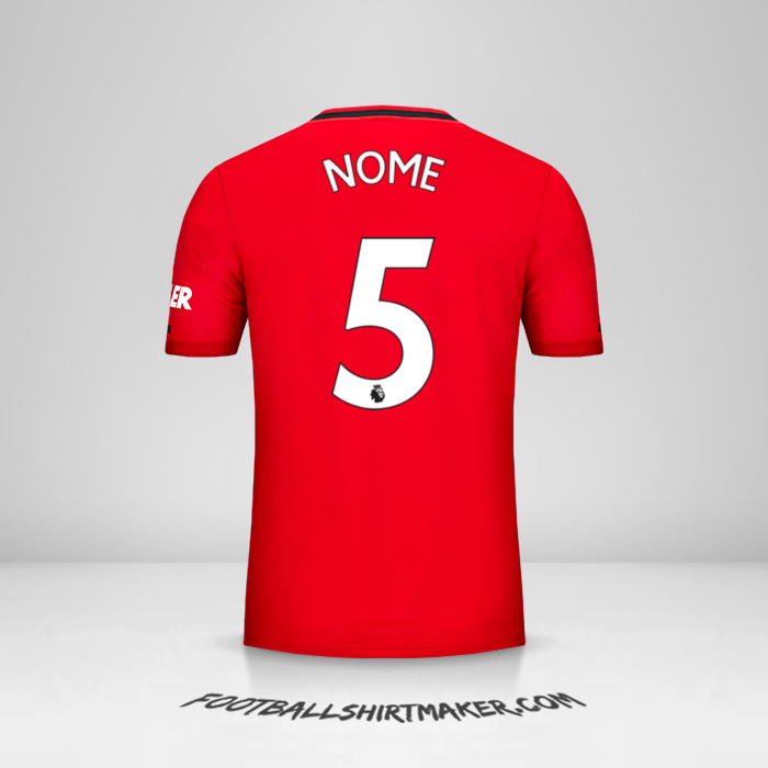Camisola Manchester United 2019/20 -  nome - 5