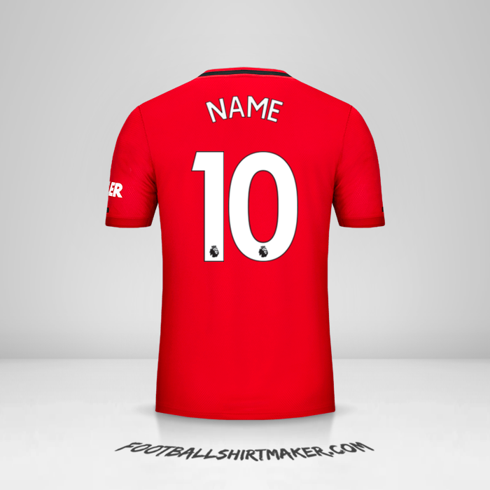 Jersey Manchester United 2019/20 -  name - 10