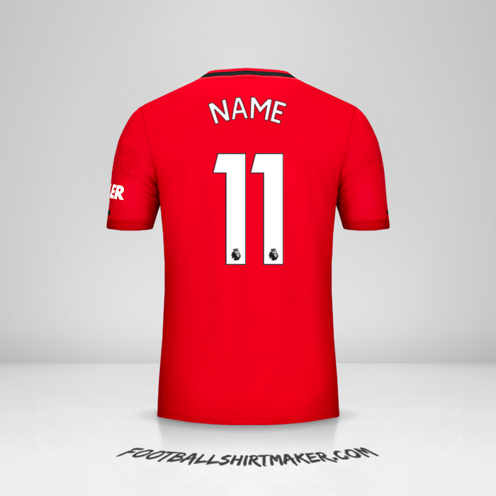 Trikot Manchester United 2019/20 -  name - 11