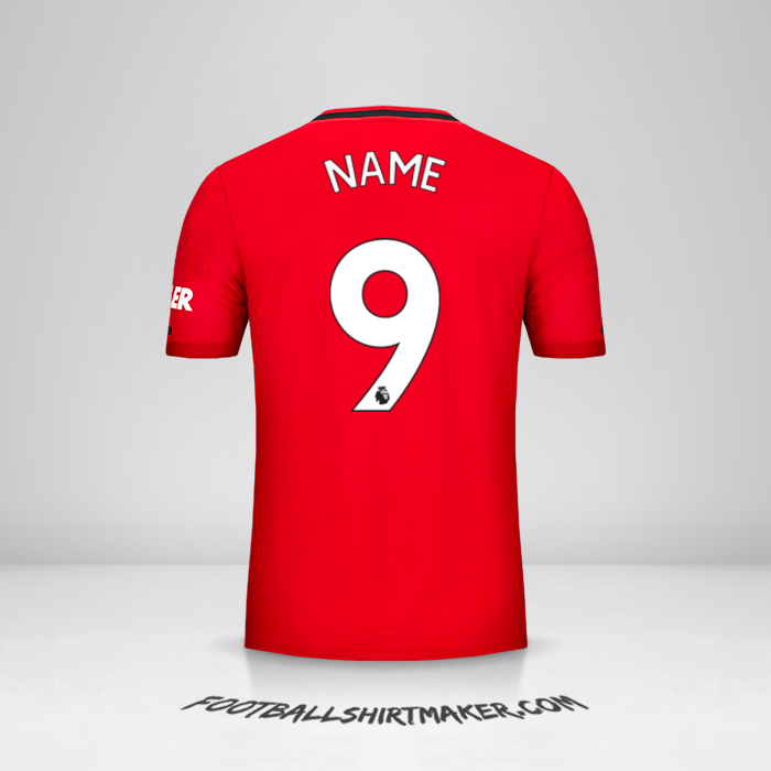 Jersey Manchester United 2019/20 -  name - 9