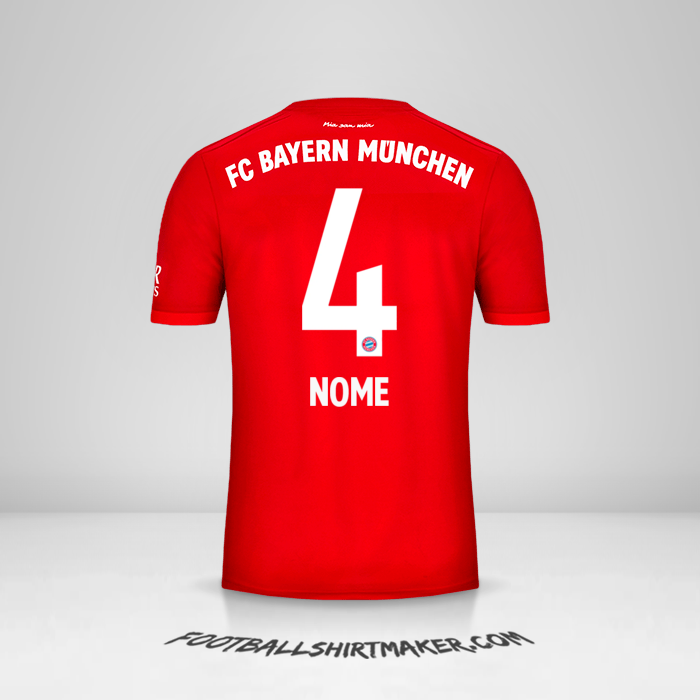Maglia FC Bayern Munchen 2019/20 -  nome - 4