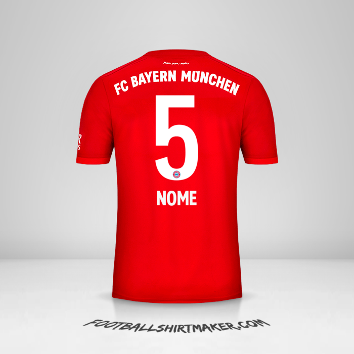 Maglia FC Bayern Munchen 2019/20 -  nome - 5