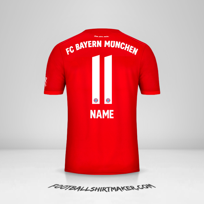 Trikot FC Bayern Munchen 2019/20 -  name - 11