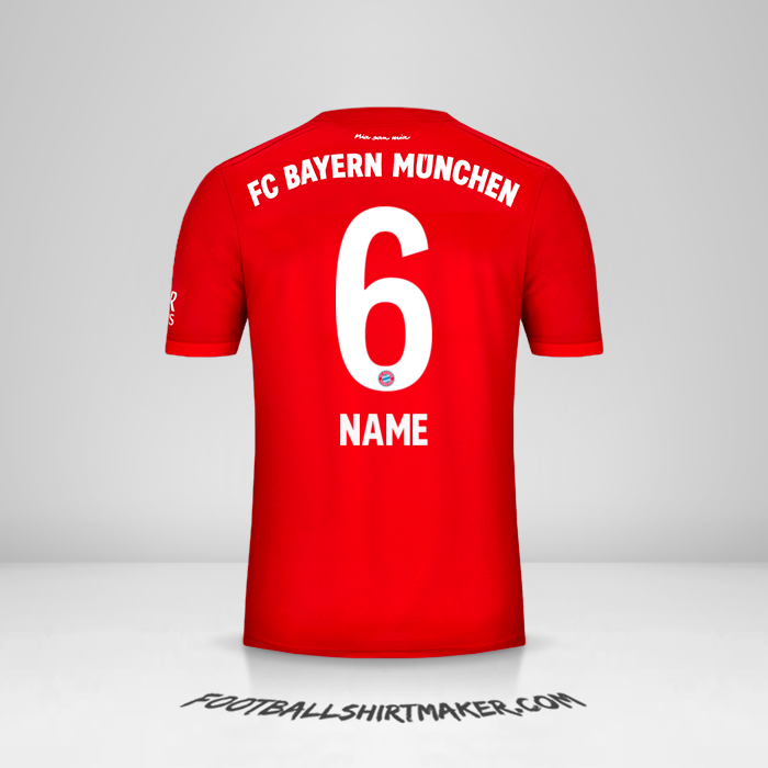 Trikot FC Bayern Munchen 2019/20 -  name - 6