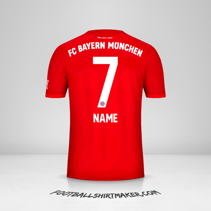 Shirt FC Bayern Munchen 2019/20 -  name - 7