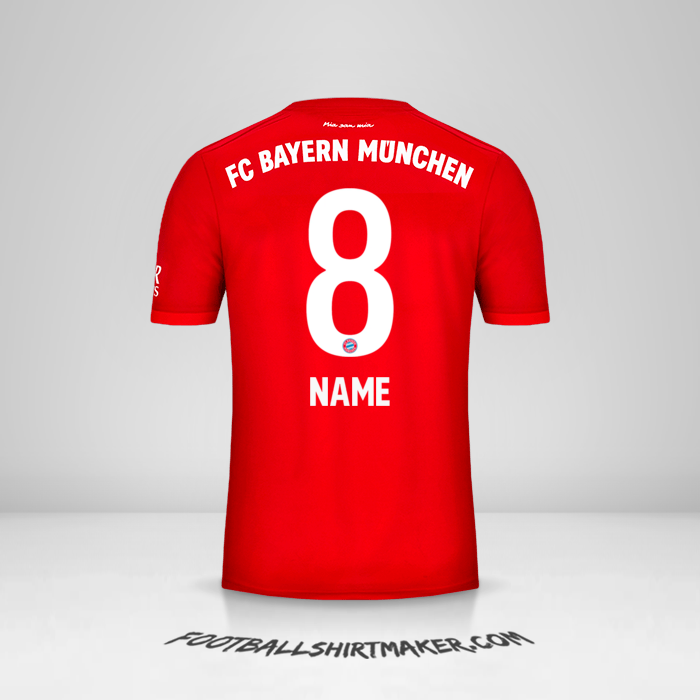 Shirt FC Bayern Munchen 2019/20 -  name - 8
