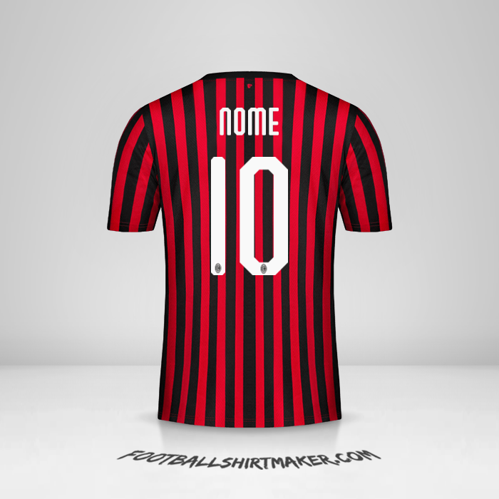 Maglia AC Milan 2019/20 -  nome - 10