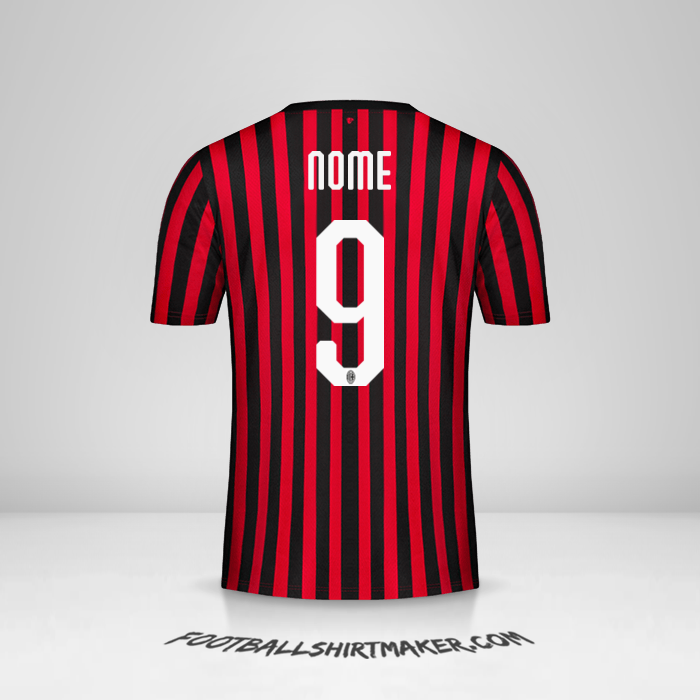 Maglia AC Milan 2019/20 -  nome - 9