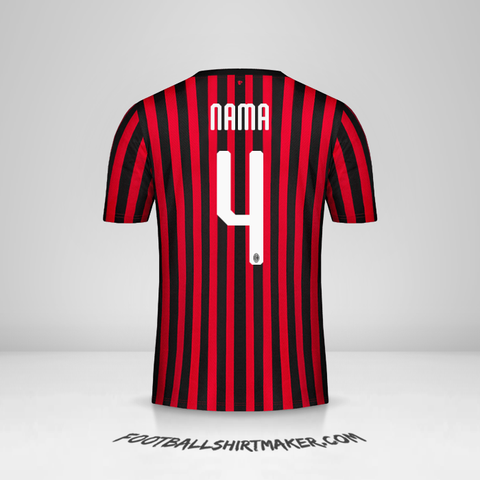 Jersey AC Milan 2019/20 -  nama - 4