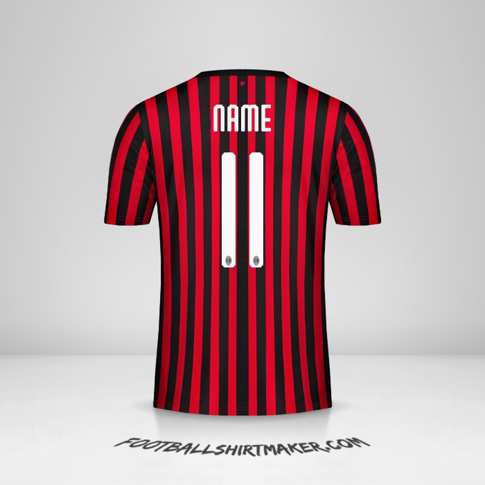 Shirt AC Milan 2019/20 -  name - 11
