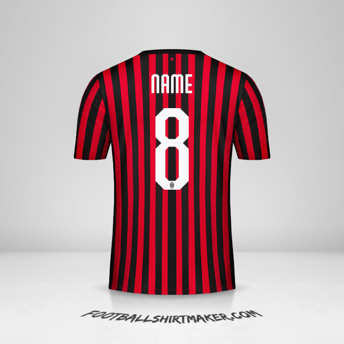 Trikot AC Milan 2019/20 -  name - 8