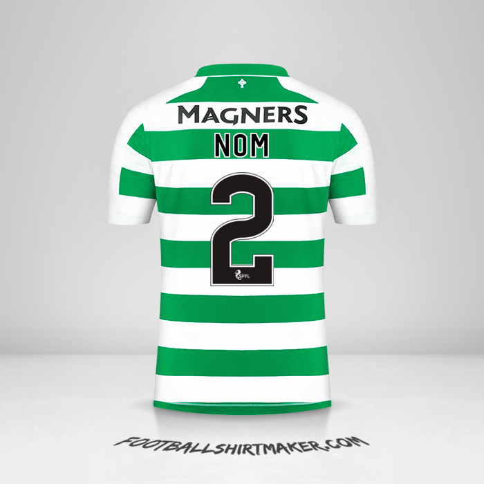Maillot Celtic FC 2019/20 -  nom - 2