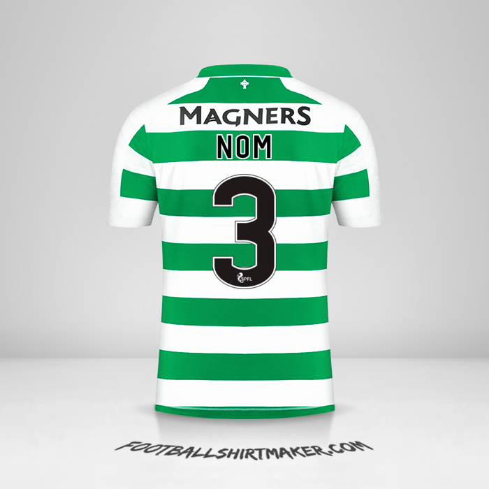 Maillot Celtic FC 2019/20 -  nom - 3