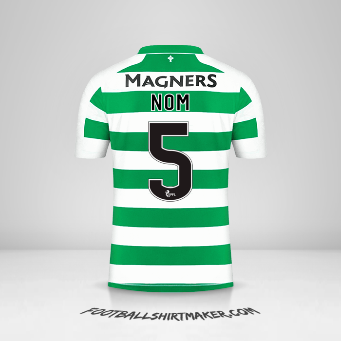 Maillot Celtic FC 2019/20 -  nom - 5