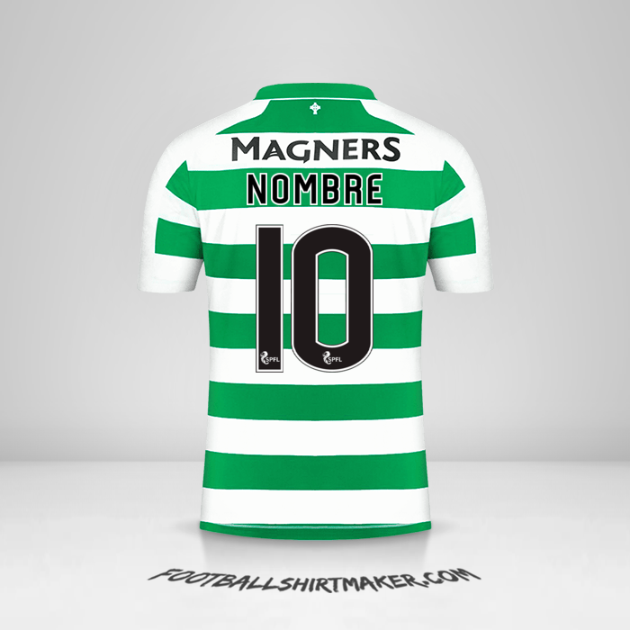 Camiseta Celtic FC 2019/20 -  nombre - 10