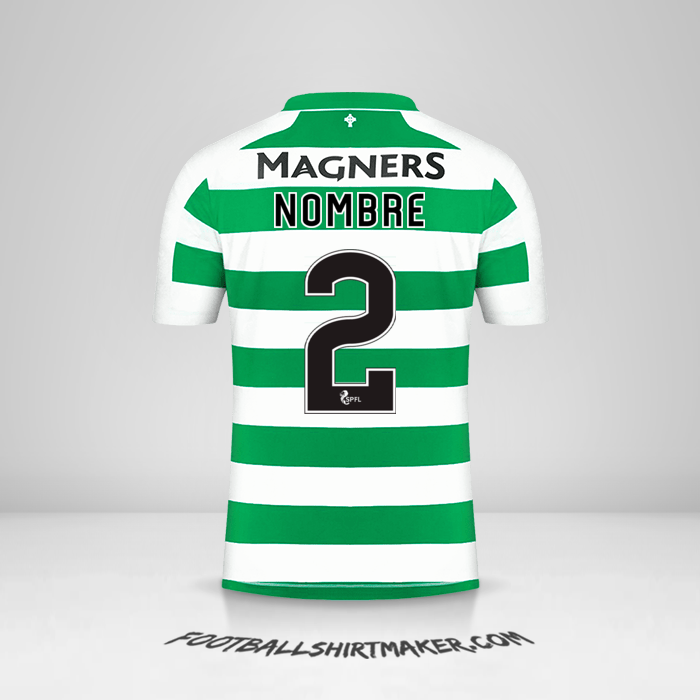 Jersey Celtic FC 2019/20 -  nombre - 2