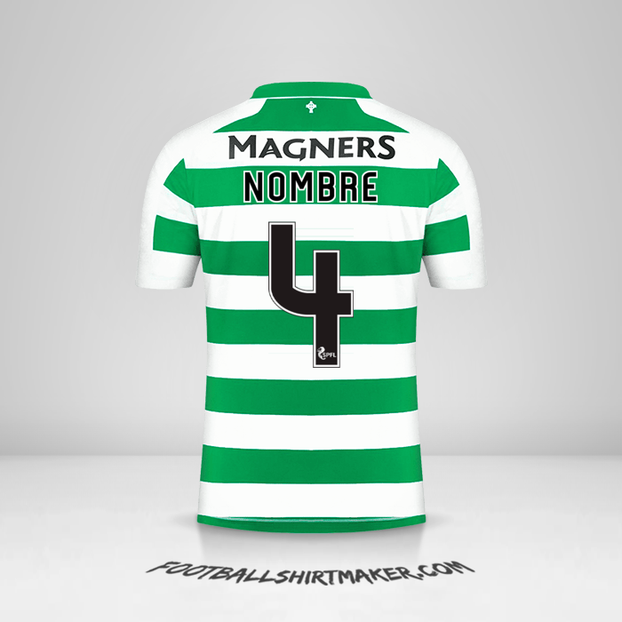 Jersey Celtic FC 2019/20 -  nombre - 4