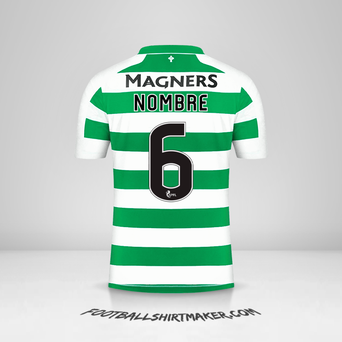 Jersey Celtic FC 2019/20 -  nombre - 6