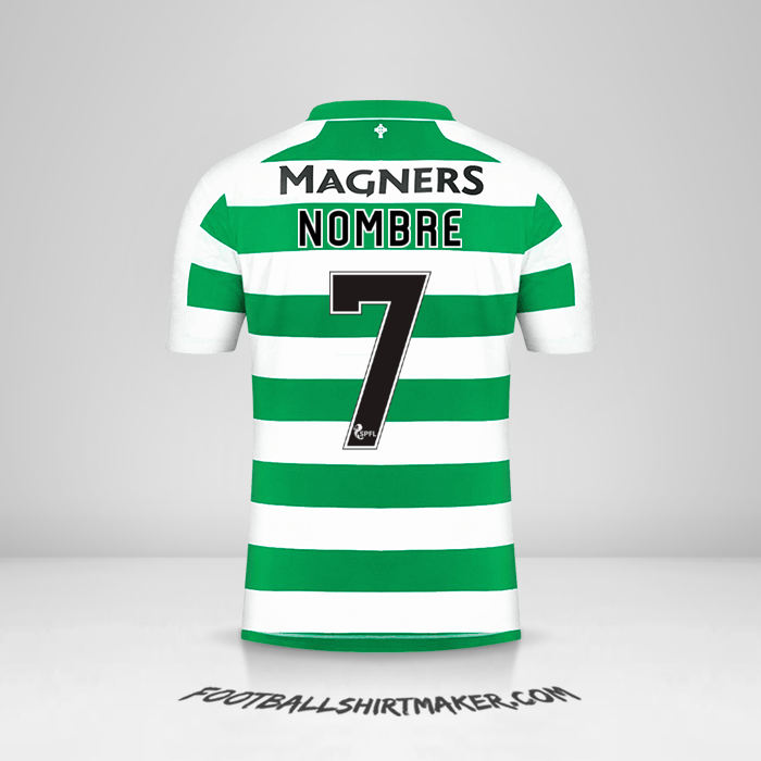 Camiseta Celtic FC 2019/20 -  nombre - 7