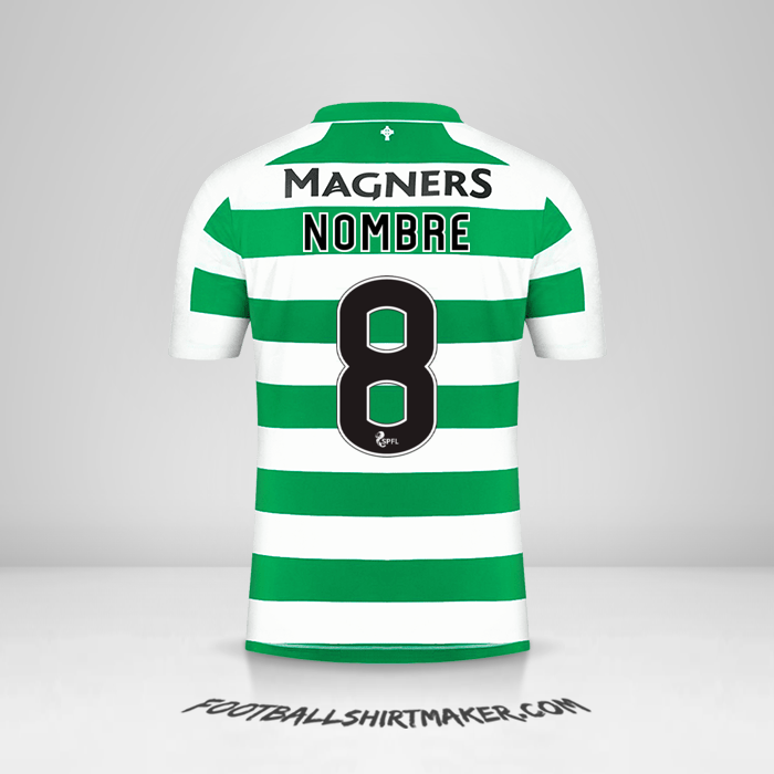 Jersey Celtic FC 2019/20 -  nombre - 8