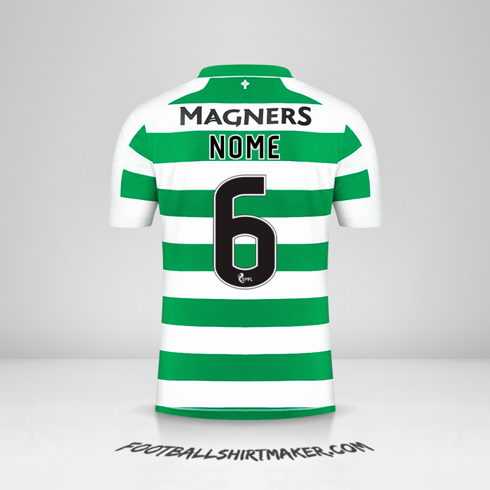 Camisola Celtic FC 2019/20 -  nome - 6