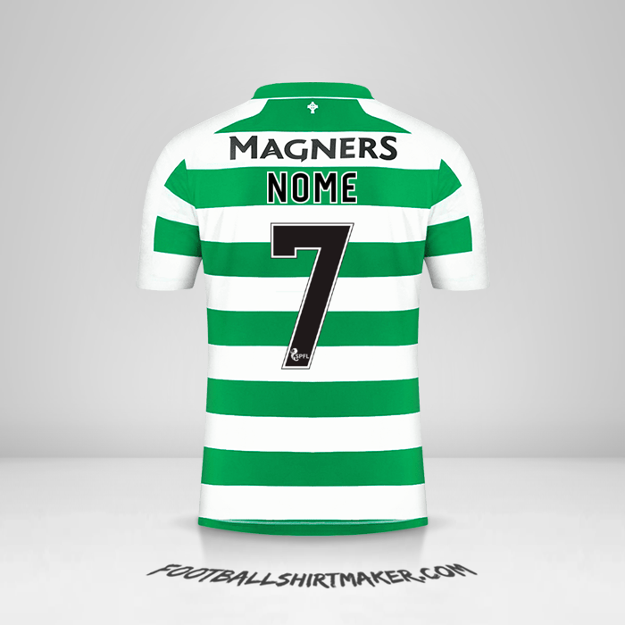 Maglia Celtic FC 2019/20 -  nome - 7
