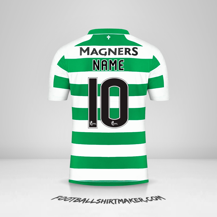 Trikot Celtic FC 2019/20 -  name - 10