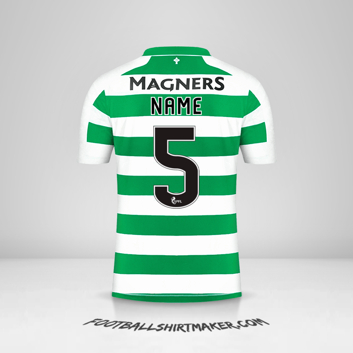 Jersey Celtic FC 2019/20 -  name - 5