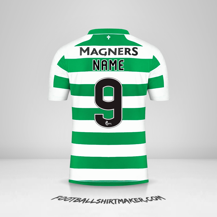 Trikot Celtic FC 2019/20 -  name - 9