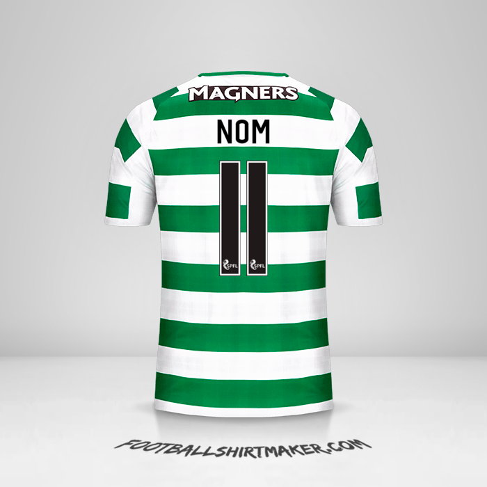 Maillot Celtic FC 2018/19 -  nom - 11