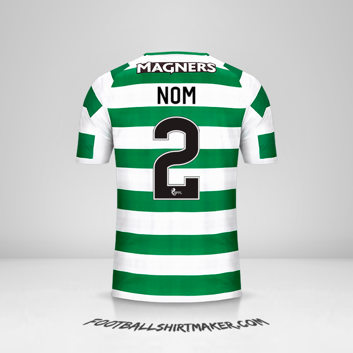 Maillot Celtic FC 2018/19 -  nom - 2