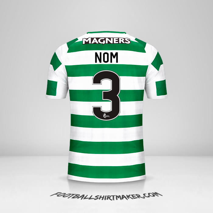 Maillot Celtic FC 2018/19 -  nom - 3