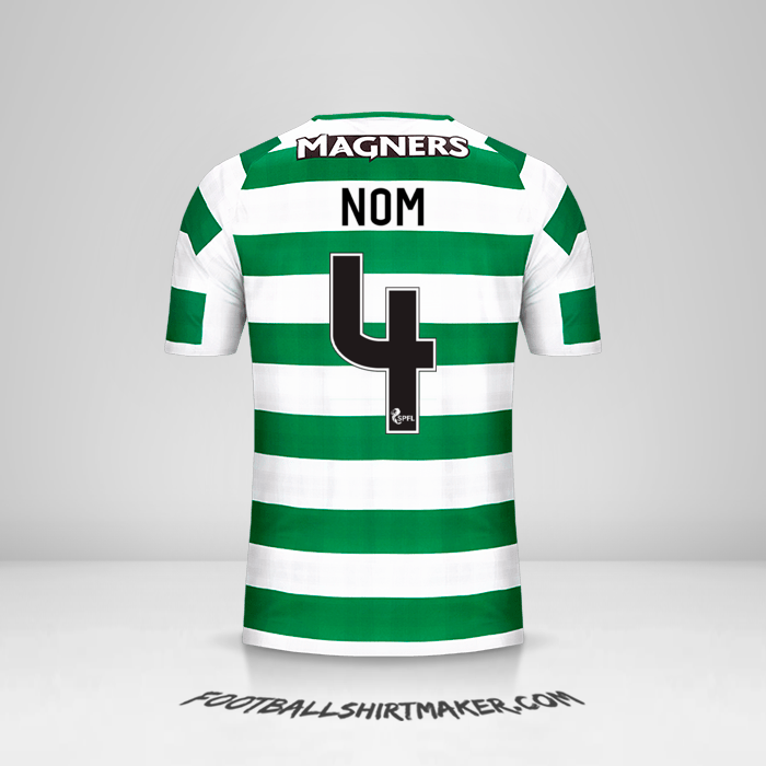 Maillot Celtic FC 2018/19 -  nom - 4