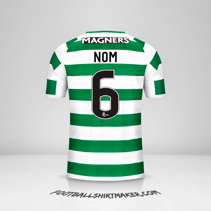 Maillot Celtic FC 2018/19 -  nom - 6