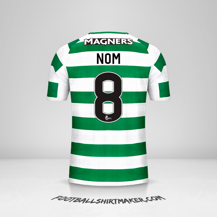 Maillot Celtic FC 2018/19 -  nom - 8